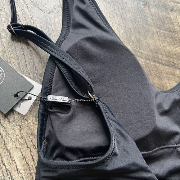 Relleciga 90s Trend One Piece Thong Swimsuit High Cut Low Back NWT MSRP$119 M - Picture 8 of 11